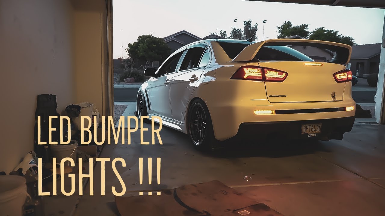 Evo X Rear Bumper Lights for UNDER $20 !!!