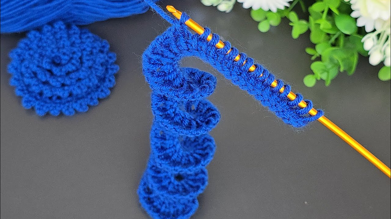 How to Make a Very Easy and Amazing Tunisian Flower?
