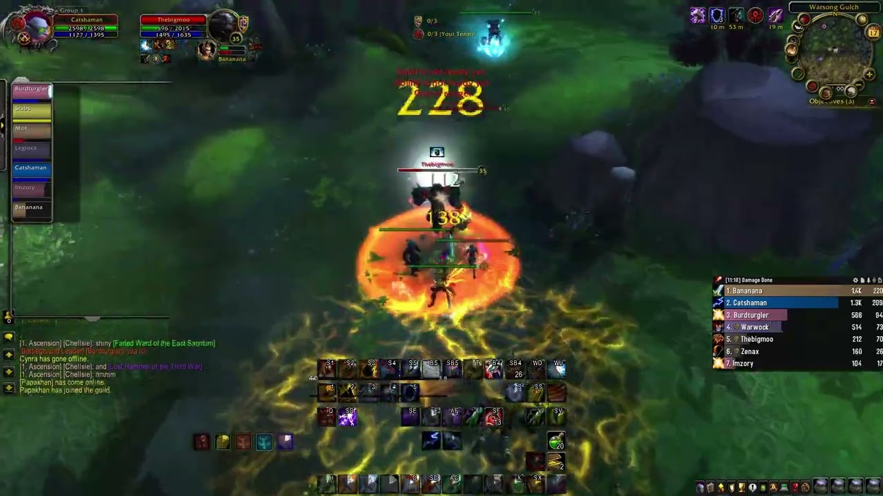 PROJECT ASCENSION PVP - ELE/ENC SHAMMY PVP - BRONZEBEARD LVL 35 TWINK BRACKET 