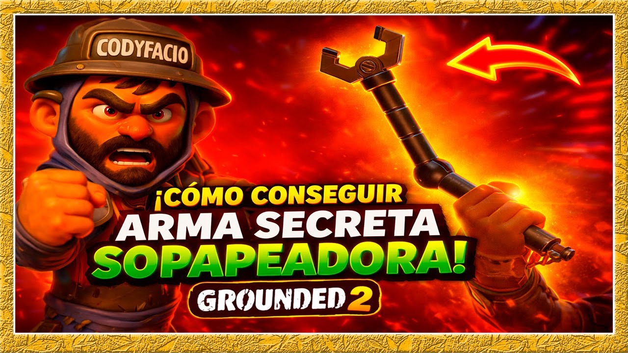 como conseguir arma secreta sopapeadora🎮| Grounded 2 tutorial gameplay español