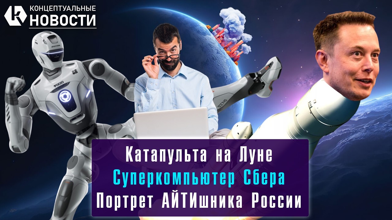Портрет АЙТИшника России | Катапульта на Луне | Суперкомпьютер Сбера