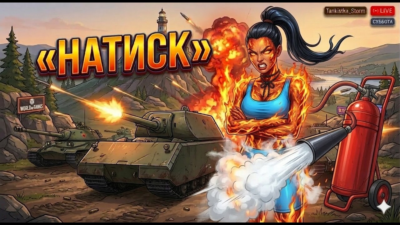 НАТИСК❤️МИР ТАНКОВ❤️ДЕНЬ 109