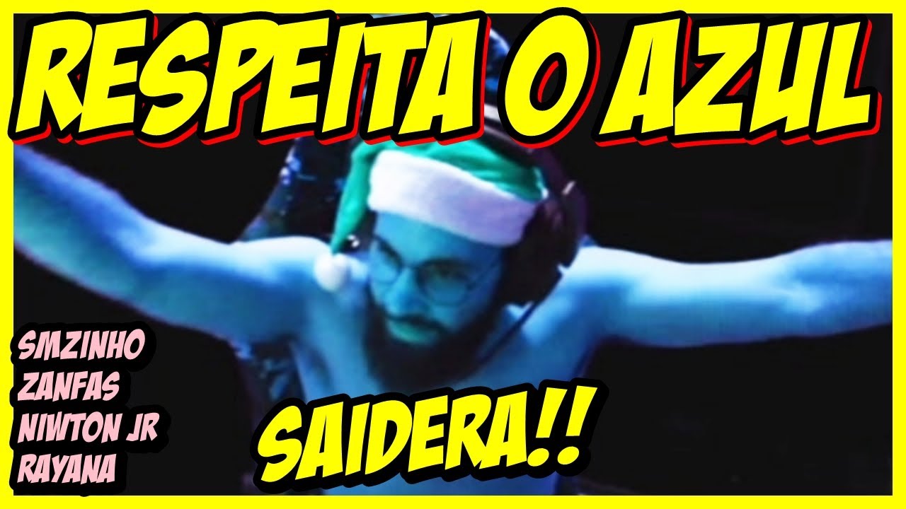 Smzinho Zanfas Niwton Jr e Rayana  RESPEITA O AZUL SAIDERA!!