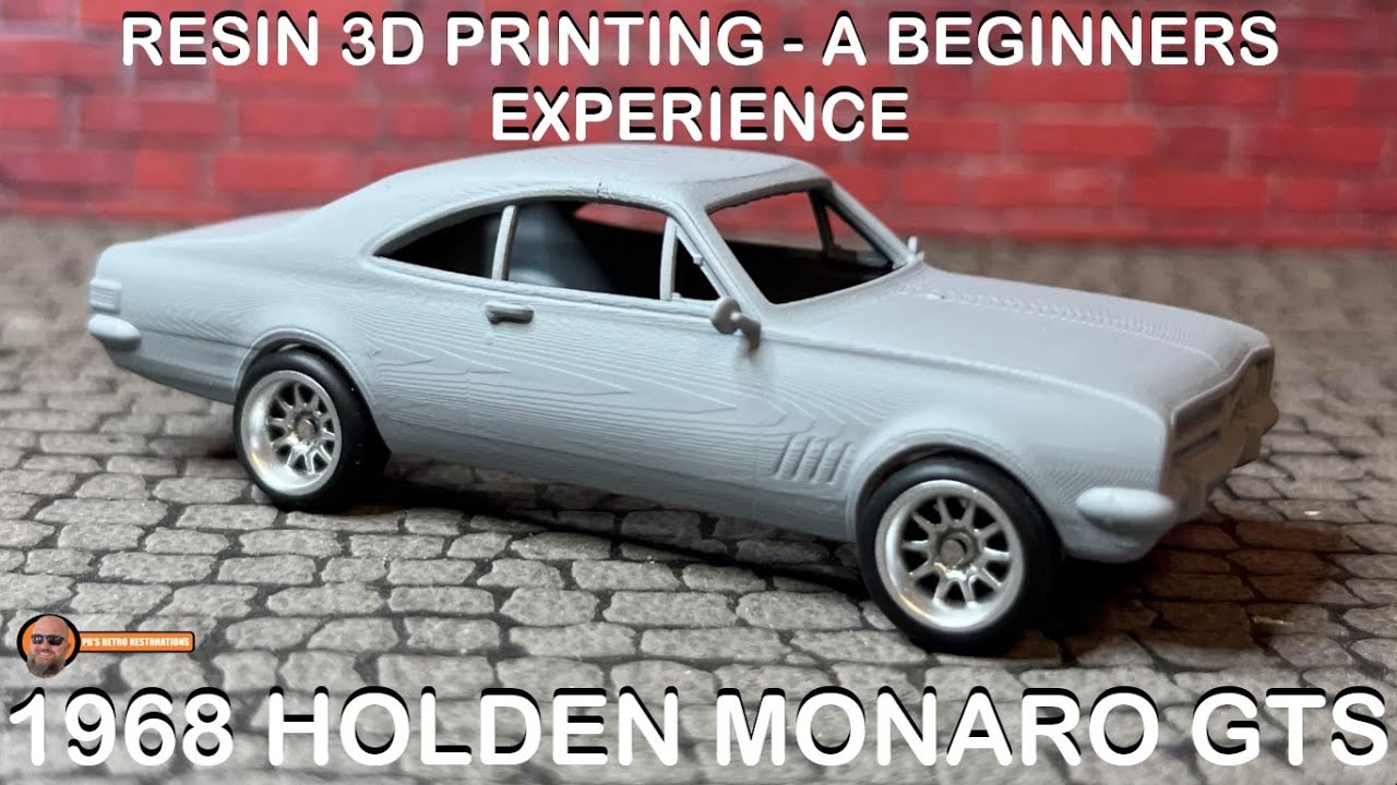 Мой ранний опыт 3D-печати смолой — Holden Monaro GTS 1968 года