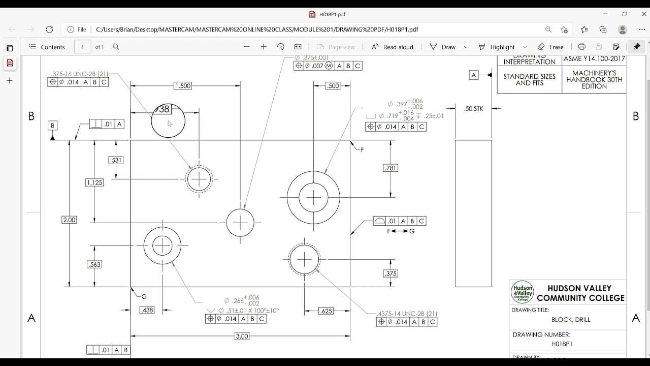 MILL PART PROGRAMMING WITH  MASTERCAM 2022