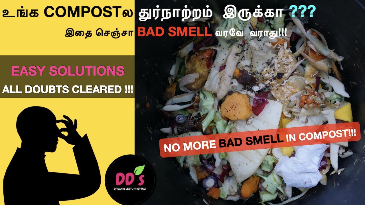 How to make compost without bad smell? துர்நாற்றம் இல்லாமல் உரம் தயாரிப்பது எப்படி?dds veetu thottam