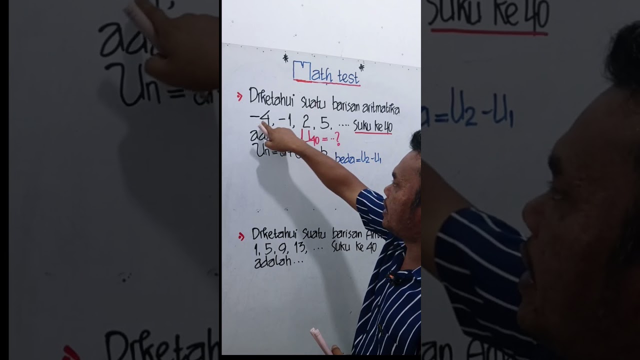 pola barisan bilangan 