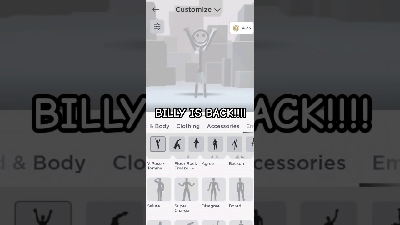 BILLY IS BACK W!!!!!! #bringbackbilly #billyisback