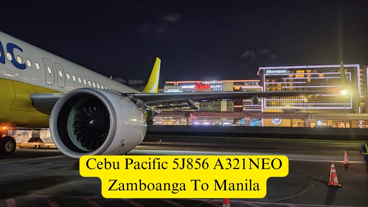 Cebu Pacific 5J856 A321NEO (RP-C4126) Zamboanga to Manila