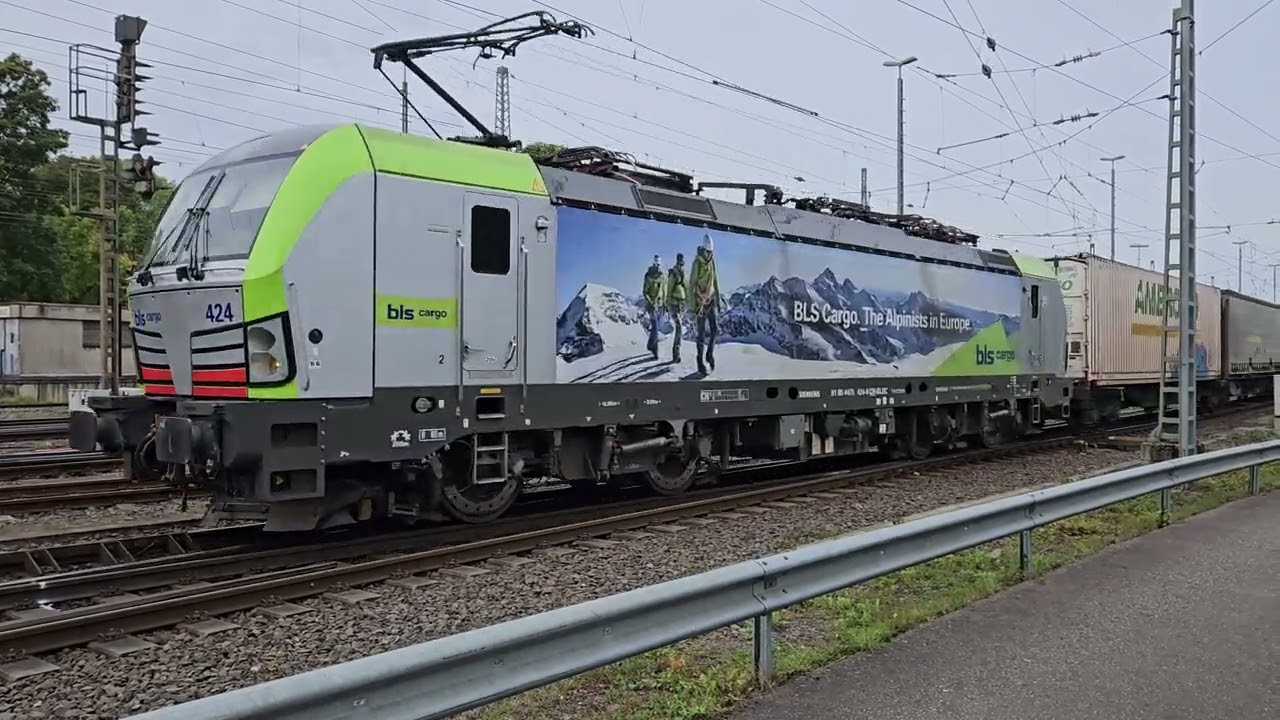 Güterzüge am Aachen West Bahnhof [UHD] (05.10.2023) - Videos