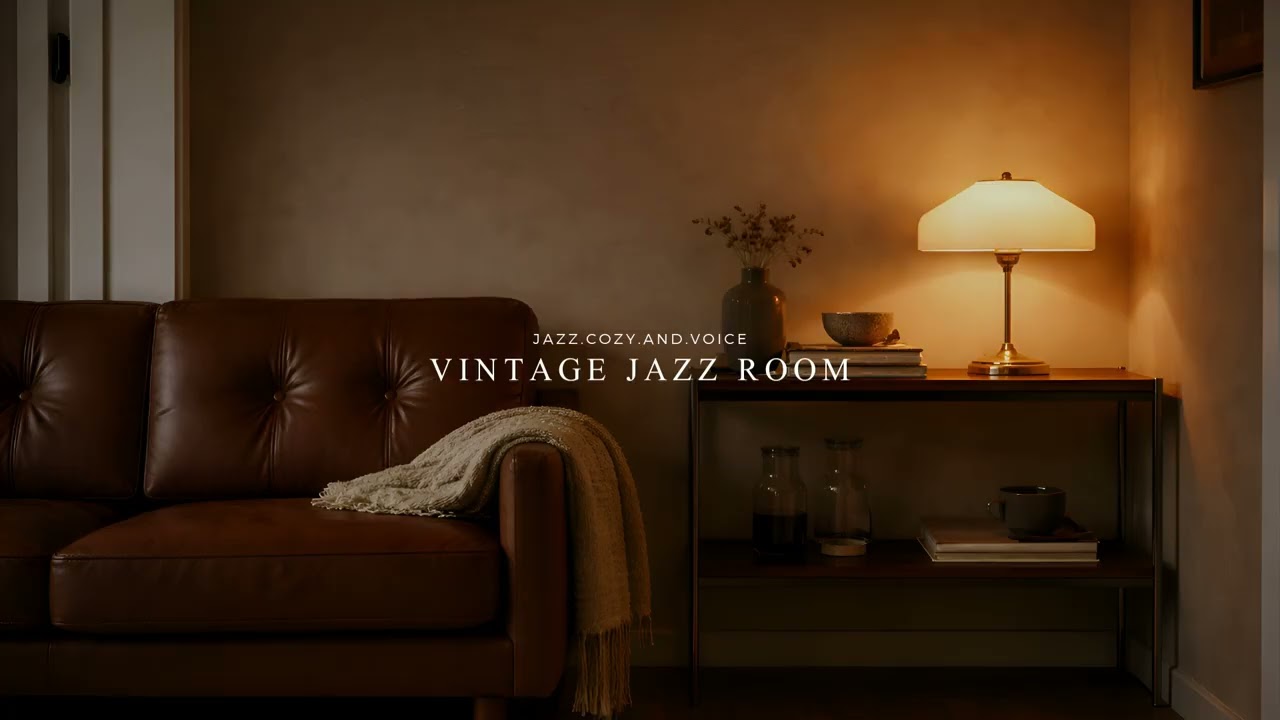 [playlist] 조명의 온도, 따뜻하게 번지는 재즈 | VintageJazzRoom · Cozy Notes
