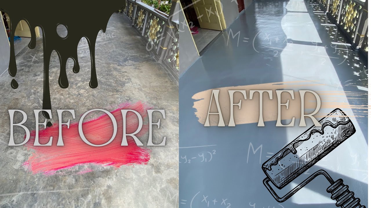 Cara menggunakan cat epoxy untuk lantai simen|step by step#epoxyflooring #epoxy
