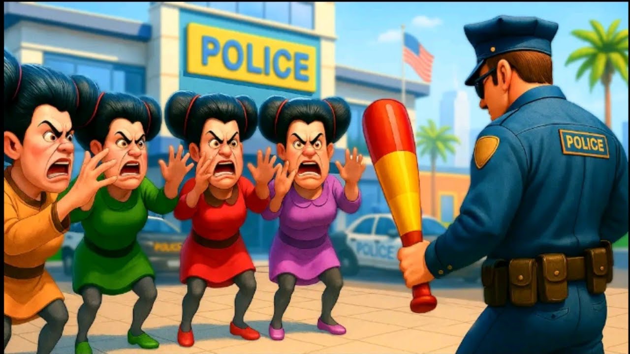 Crazy Aunt : Slap Panch Game 🎮