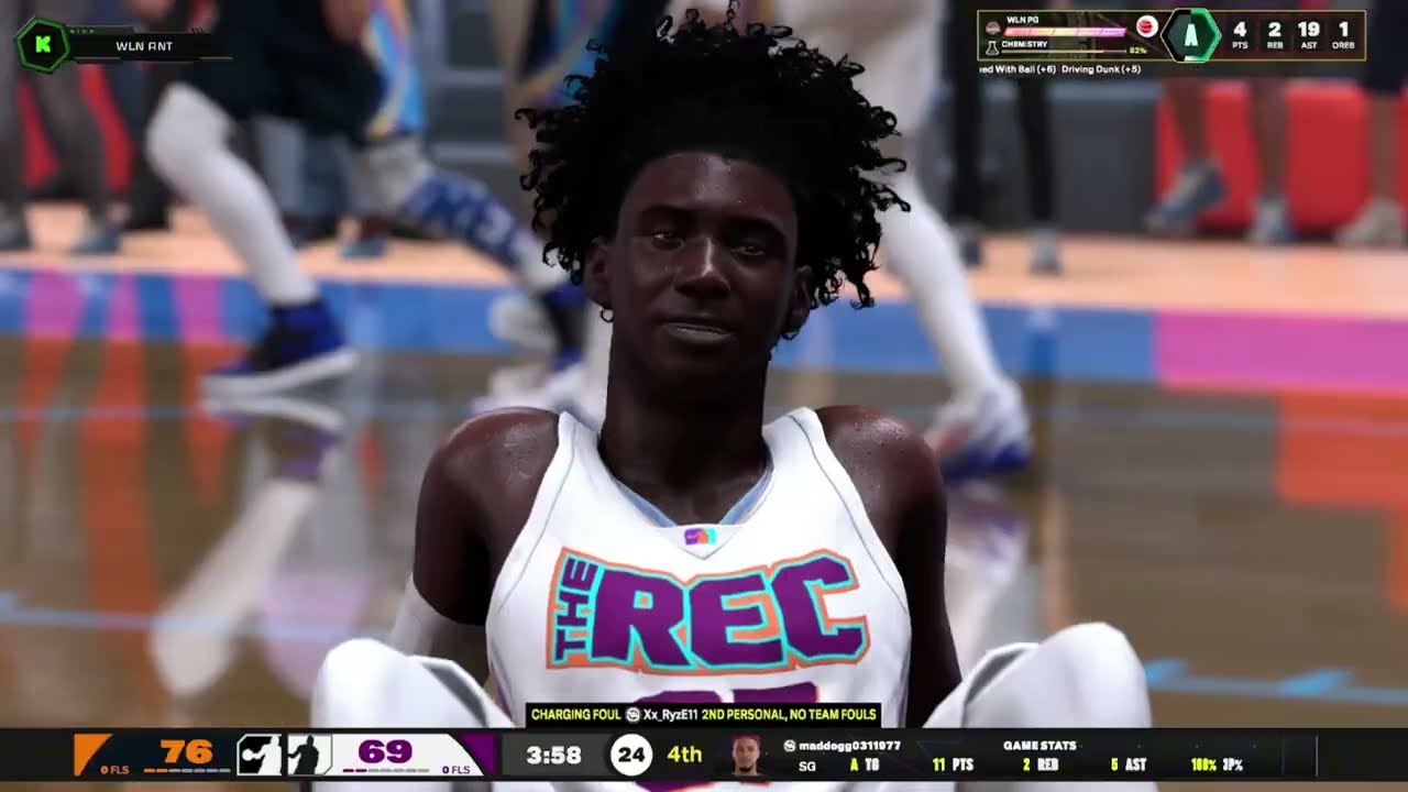 Q 45PTS AND GAME WINNER!! NBA2K26 THE REC
