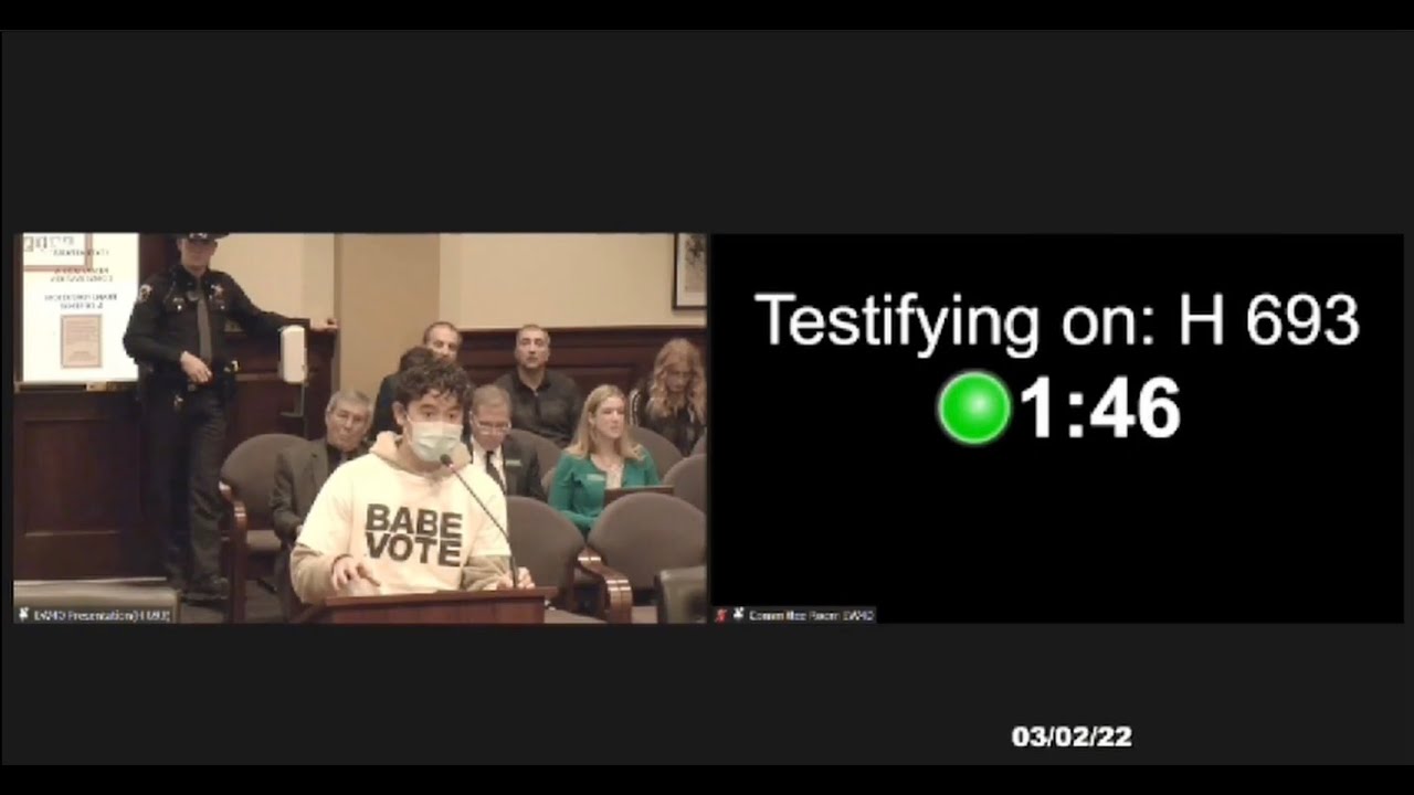 17 Yr  Old BABE VOTE Youth Director Testifies Against Banning Ballot Drop Off Boxes