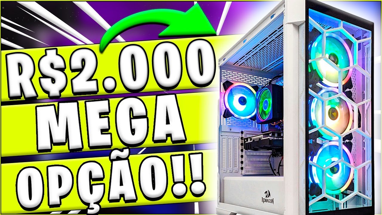 PC GAMER BARATO DE 2000 REAIS EM 2021! ULTRA CUSTO BENEF&Iacute;CIO PARA JOGOS EM 2021