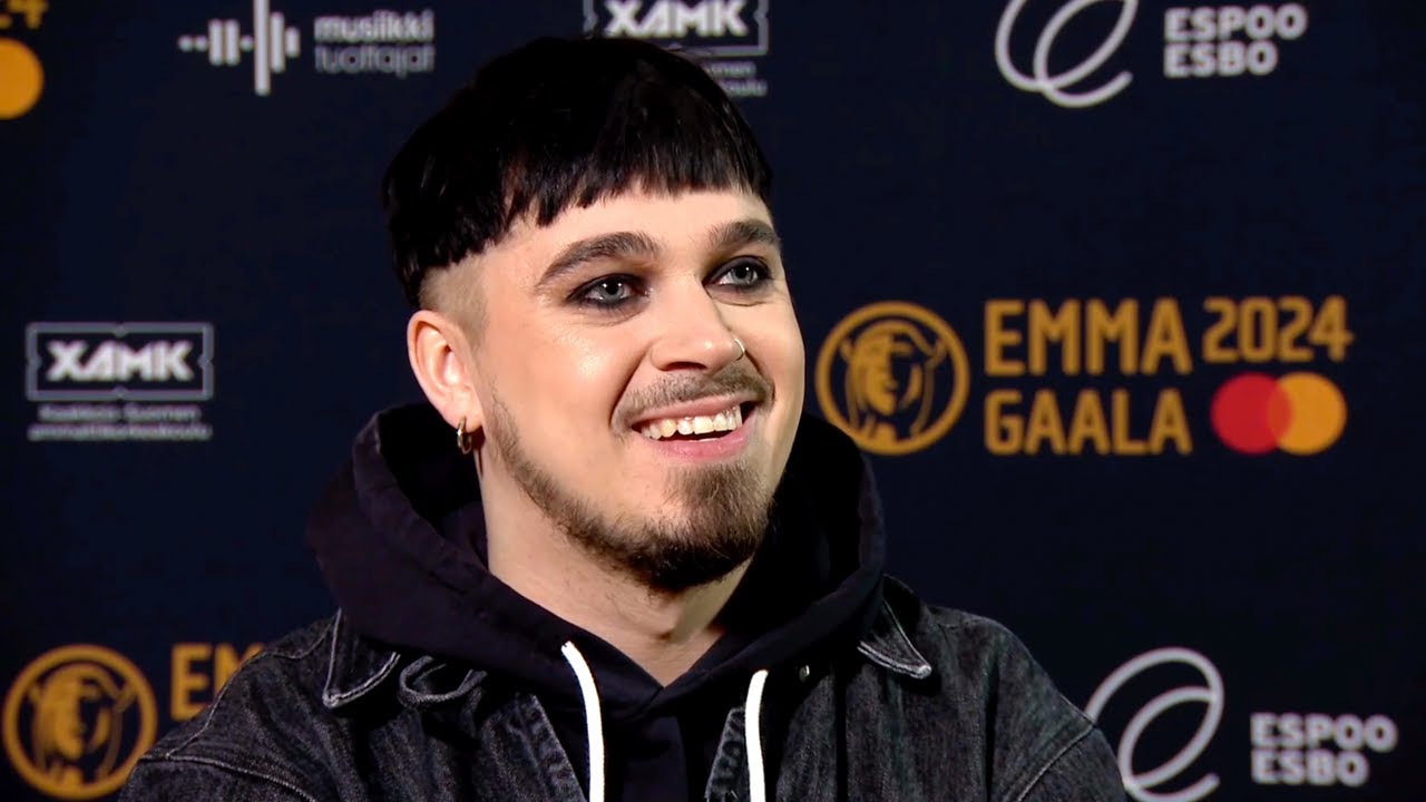 Käärijä Emma gala nominations press interviews -  12.12.2023 (ENG SUB)