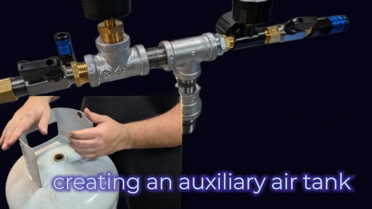 Creating an auxiliary air tank