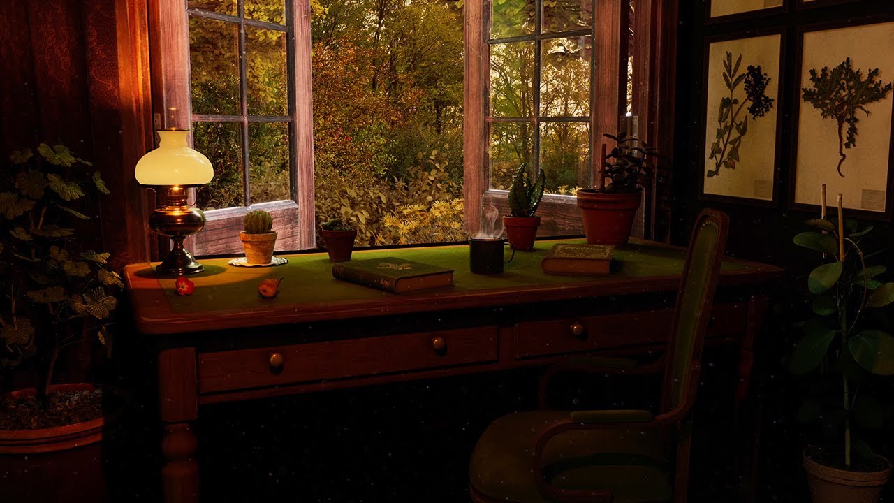 The Botanist's Study: A Calm & Peaceful Nature Sounds Ambience