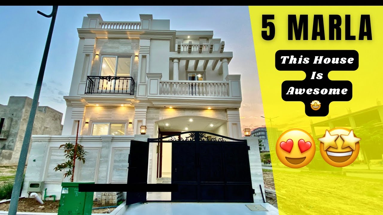 5 Marla Designer House 🤩 | VICTORIAN DESIGN 🔥 | Faisal Margalla City B17 ISLAMABAD 