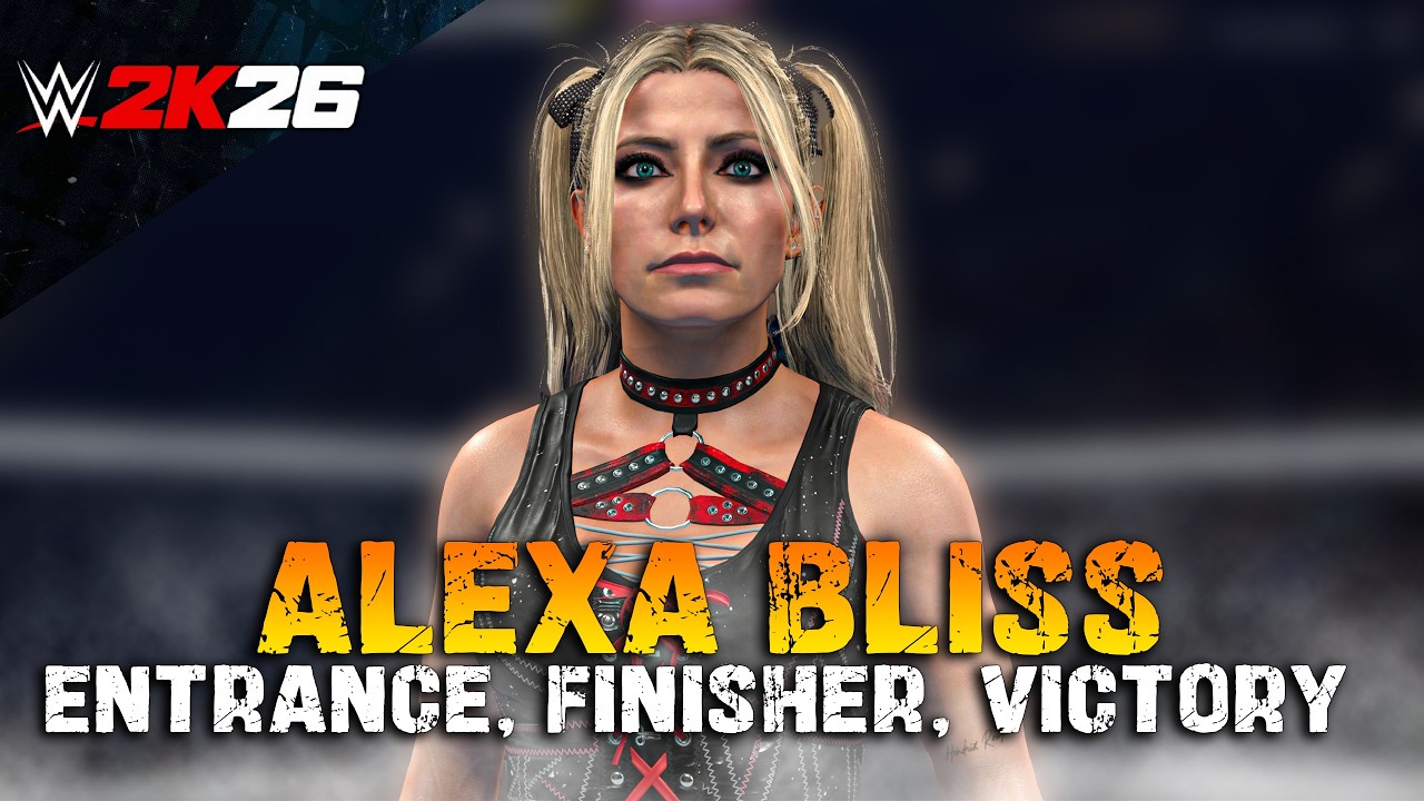WWE 2K26 - Alexa Bliss Entrance, Finisher, and Victory Scene