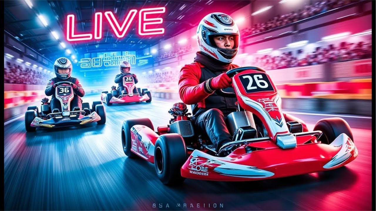 TREINO DE KART AO VIVO - imersivo