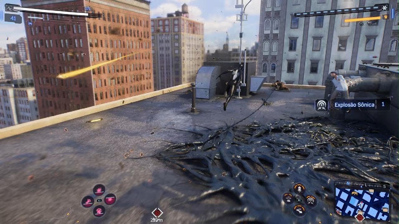 Marvel's Spider-Man 2- Black  Suit- Gameplay- pt-br