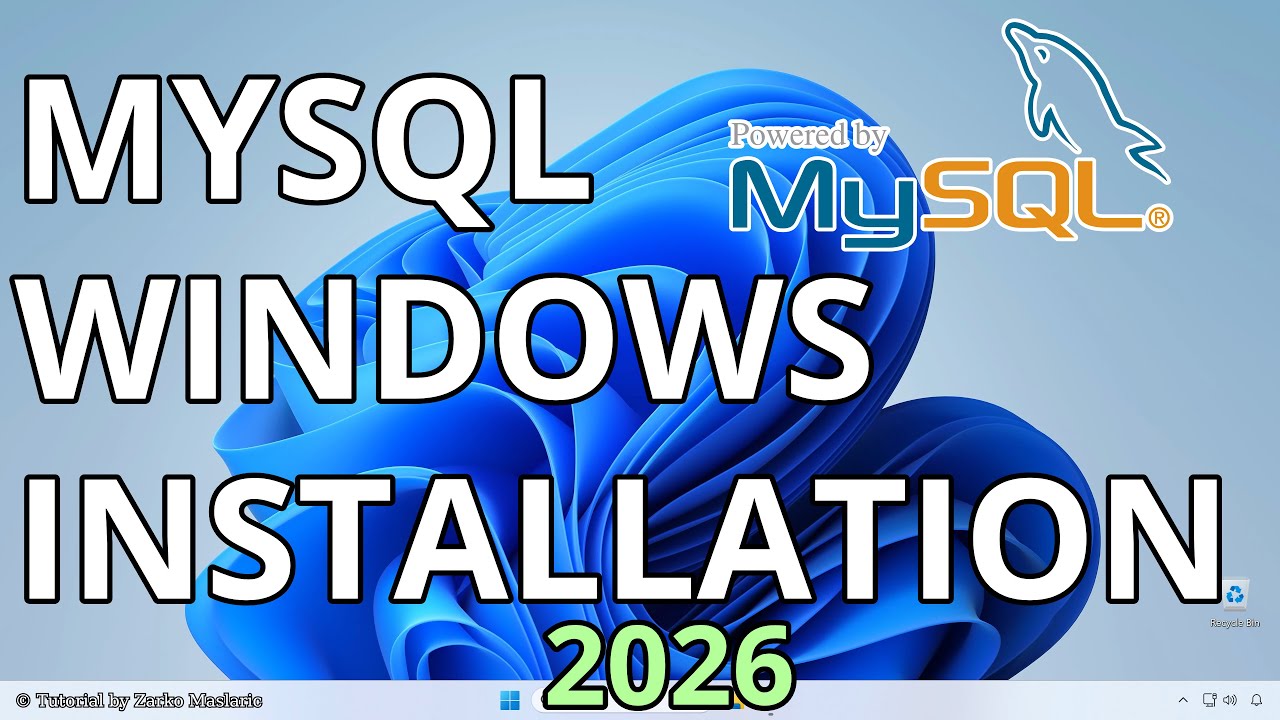 Installing MySQL on Windows - Full Tutorial for 2026 (MySQL, MySQL Workbench, DbGate)