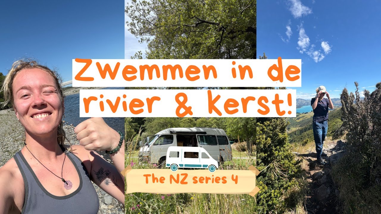 Vanlife Nieuw-Zeeland | Bijna verdrinken in de rivier + kerst vieren in de camper 🎄😱