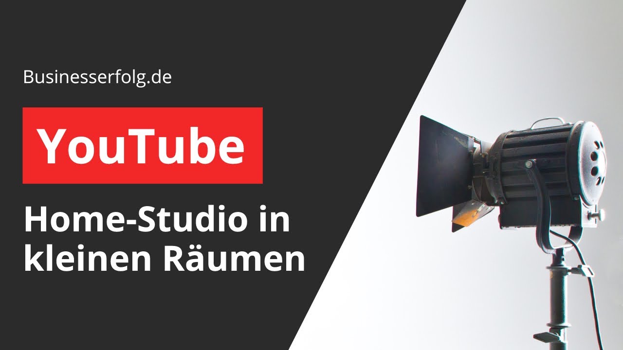 YouTube Studio Setup für kleine Räume | Video-Setup-Kit für Tisch im HomeOffice