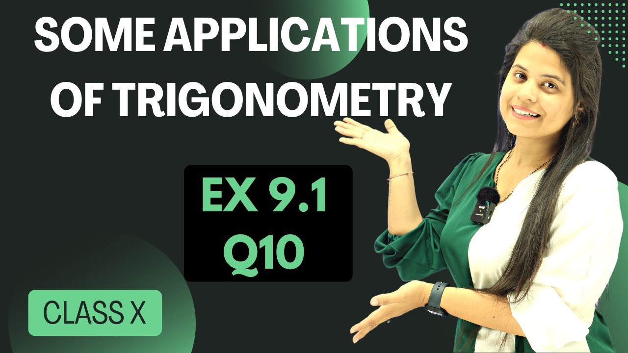 Ex 9.1 Q10 | Some Applications of Trigonometry | Chapter 9 | Class 10 Maths | NCERT