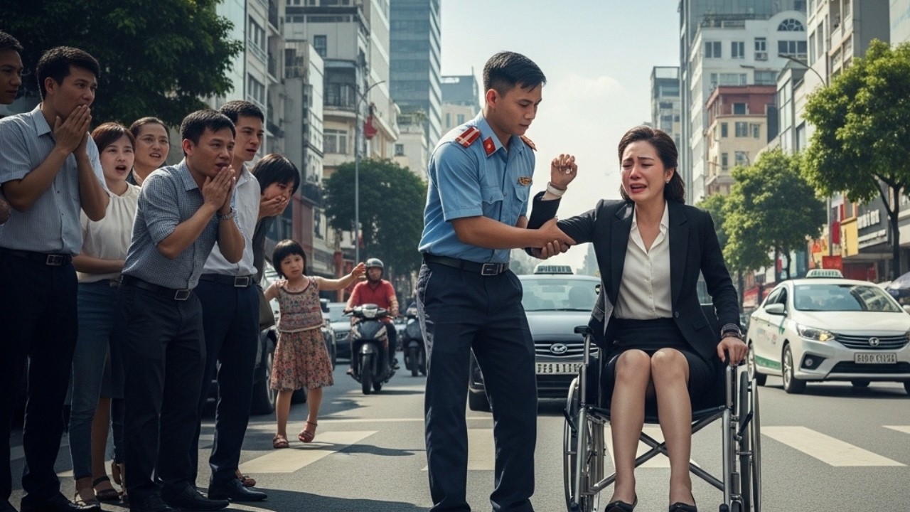 Anh Bảo Vệ Giúp Nữ Tỷ Phú Bị Liệt Đứng Lên — Cô Bật Khóc Vì Nhận Ra Mình Vẫn Còn Hy Vọng.
