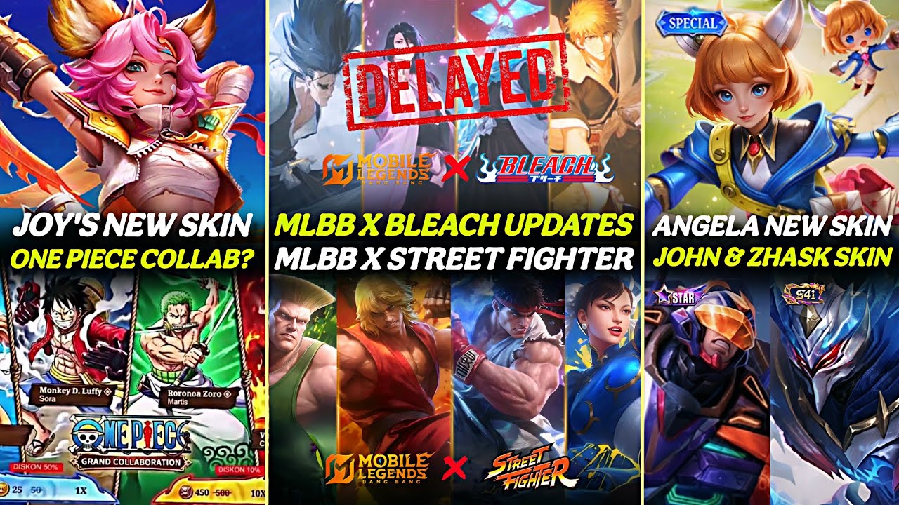 Bleach Update | S41 Free Skins | Historic Figure Skins | Joy & Ixia Skin | MLBB x Street fighter