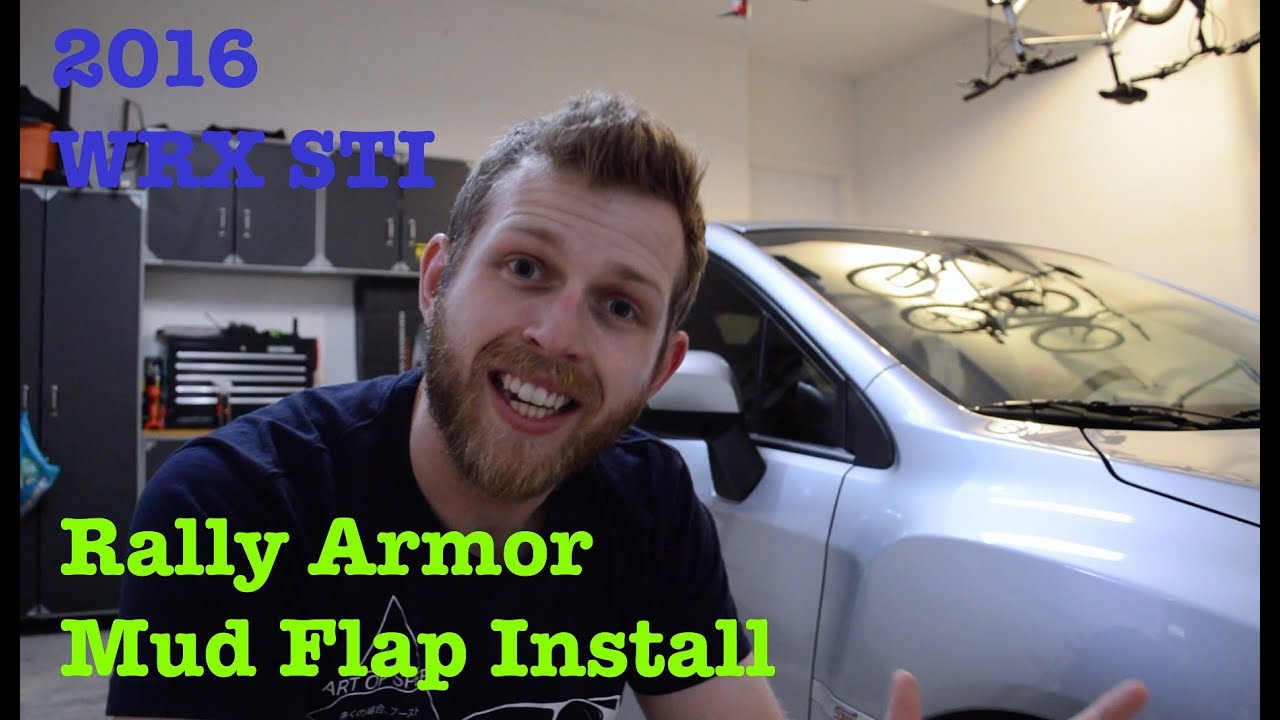 Установка брызговиков Rally Armor на Subaru WRX STI 2016 года!