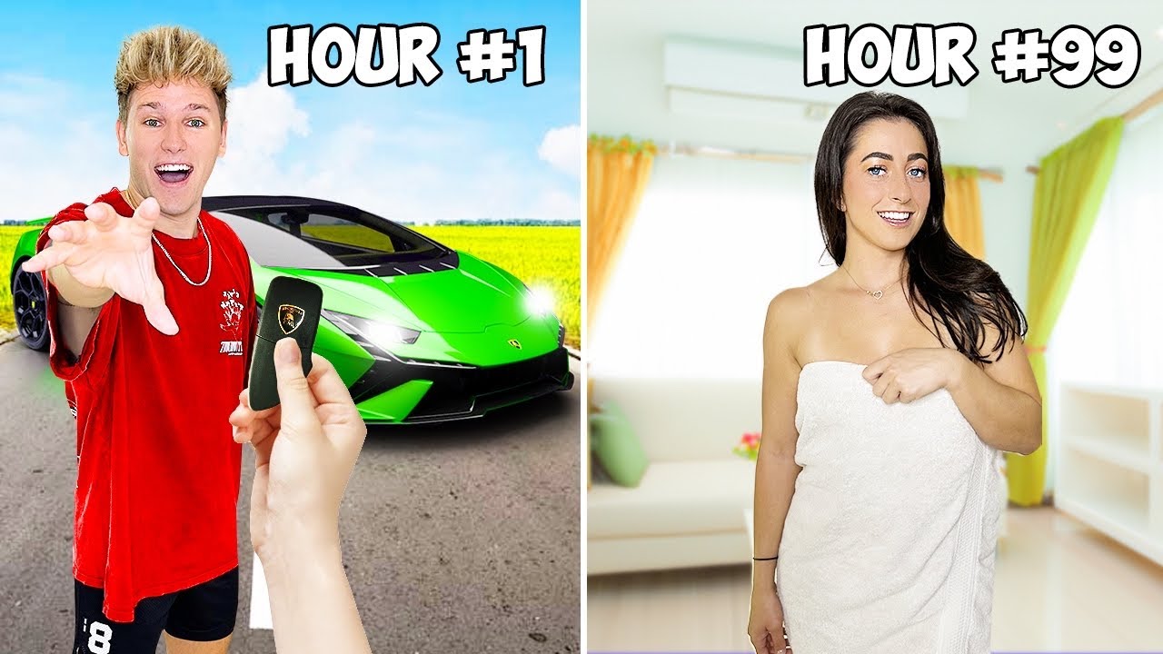 SURPRISING MY BOYFRIEND FOR 100 HOURS!