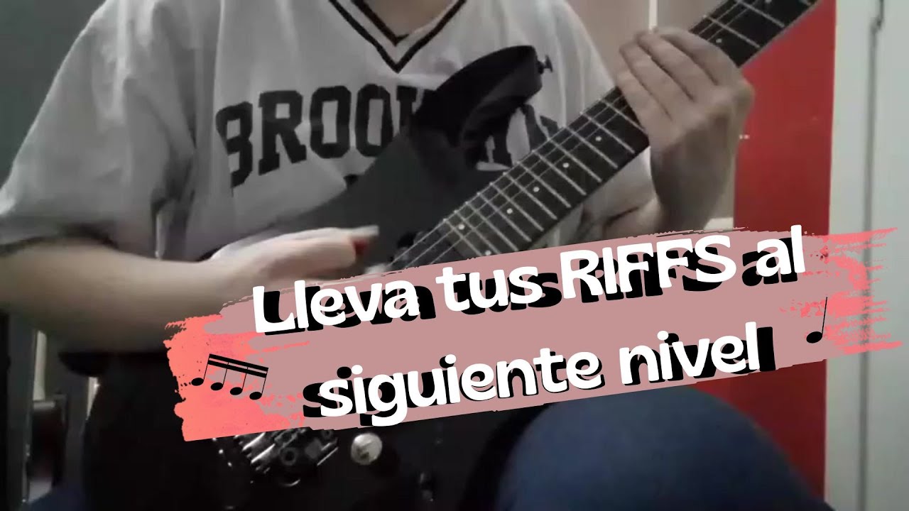 ¡GRAN entrenamiento para tocar RIFFS rapido!