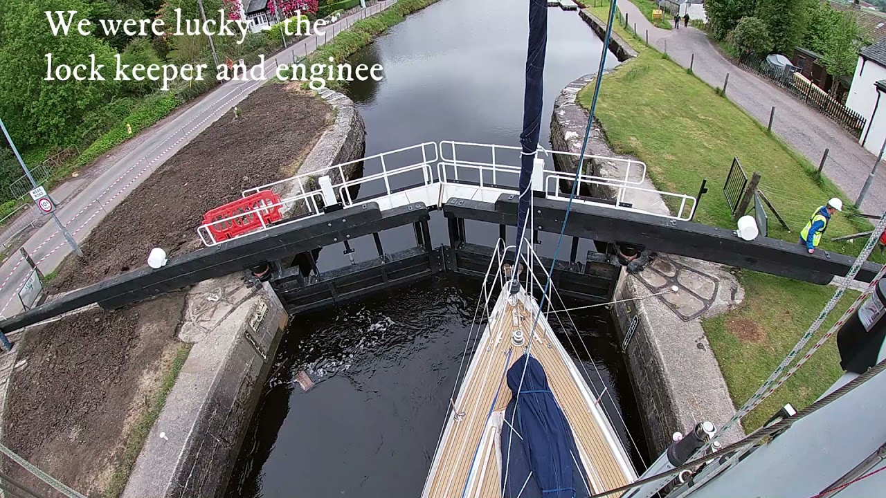 The Crinan Canal in May 2021