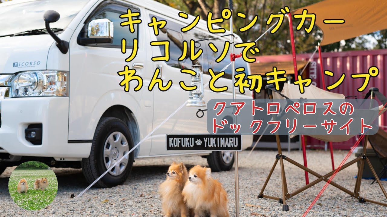 【わんことキャンプ】紅葉の那須旅行を満喫。ドッグフリーサイトの「クアトロペロス」でキャンプもして来たよ【バンコン】