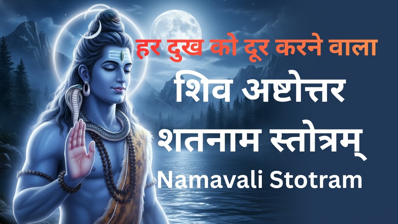 108 शिव नाम जप | हर दुख, कष्ट और बाधा दूर करें | Shiv Ashtottara Shatanam Stotram