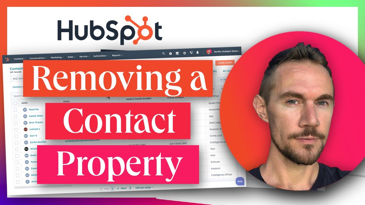 HubSpot Tutorial: Removing a Contact Property