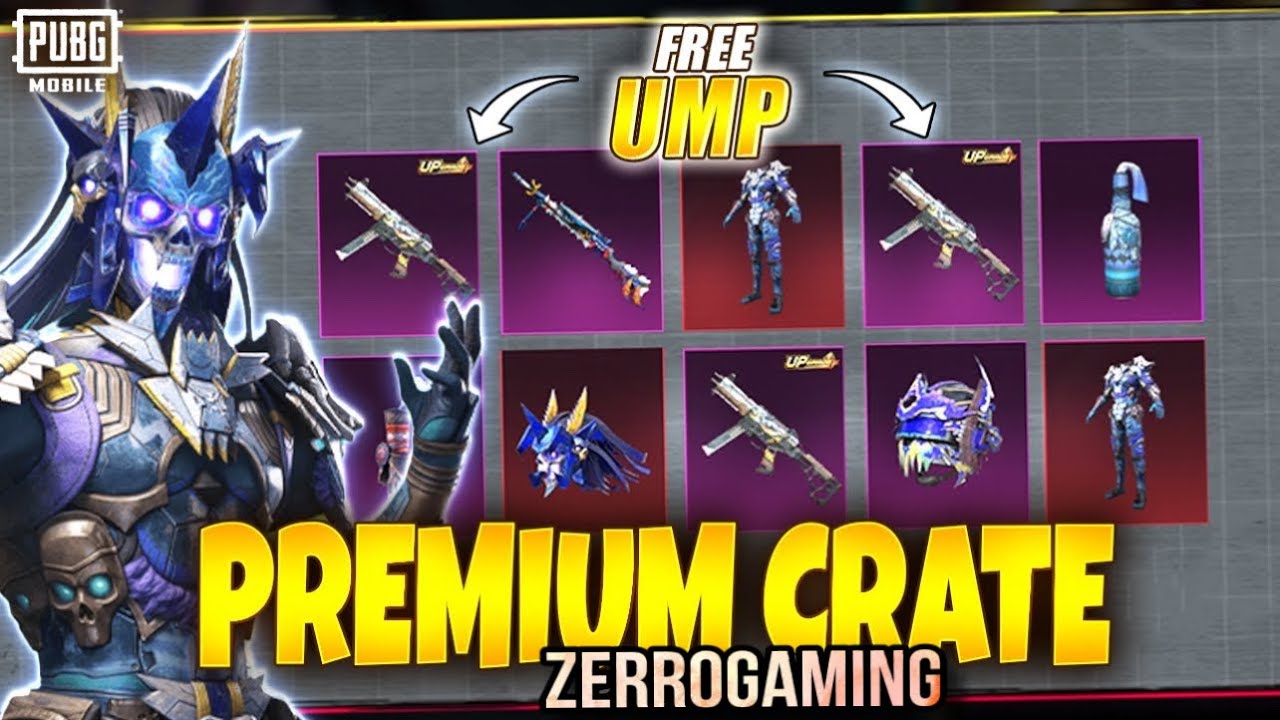 OUTLAWED FANTASY UMP45 | Premium crate opening | PUBG Mobile 🔥‼️