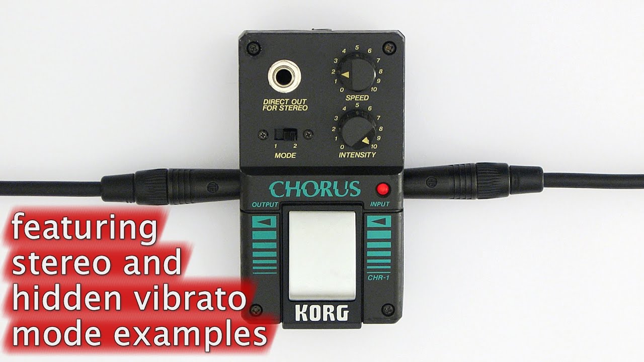 KORG CHR-1 Chorus Demo