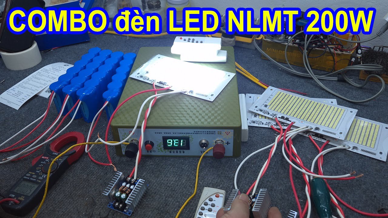 Combo mạch đèn LED năng lượng mặt trời 200W  Zalo 0399774789 #linhkien789