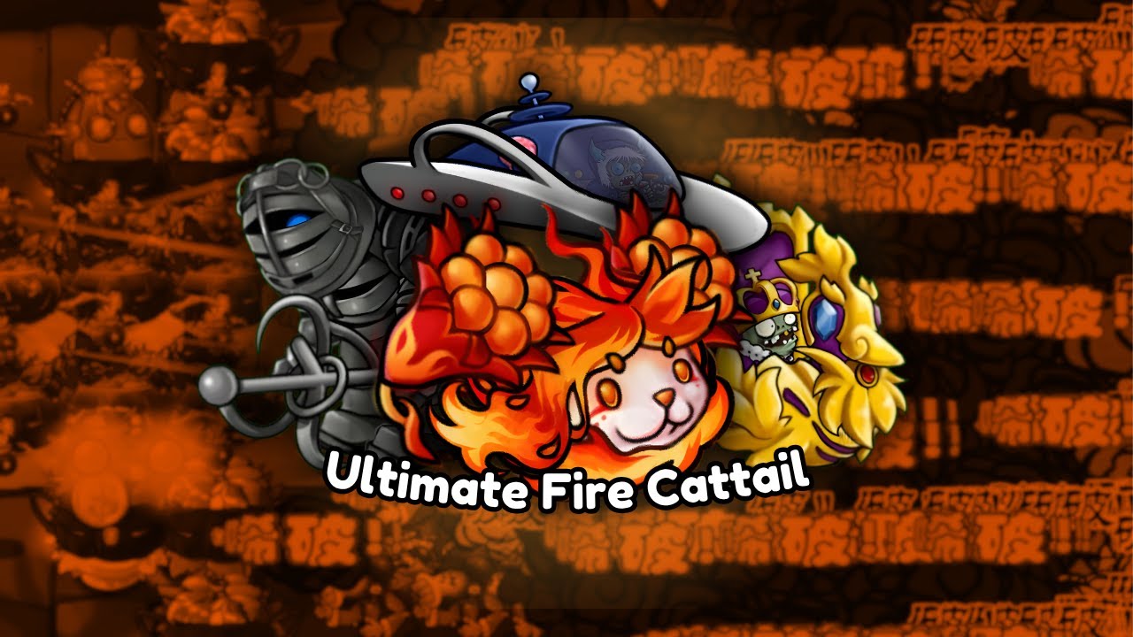 Plants Vs Zombies Fusion 3.1.1 - Pool Purgatory Cursed w/ Ultimate Fire Cattail