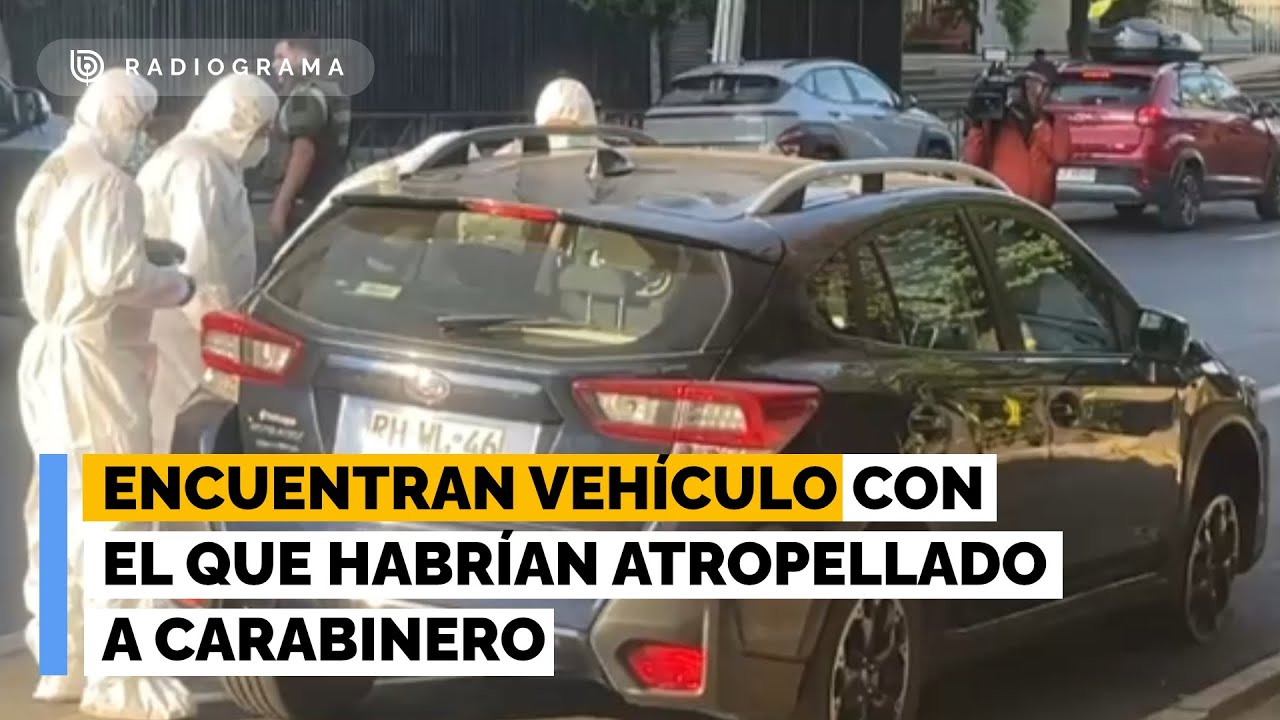 Carabinero es atropellado tras fiscalización cerca de La Moneda