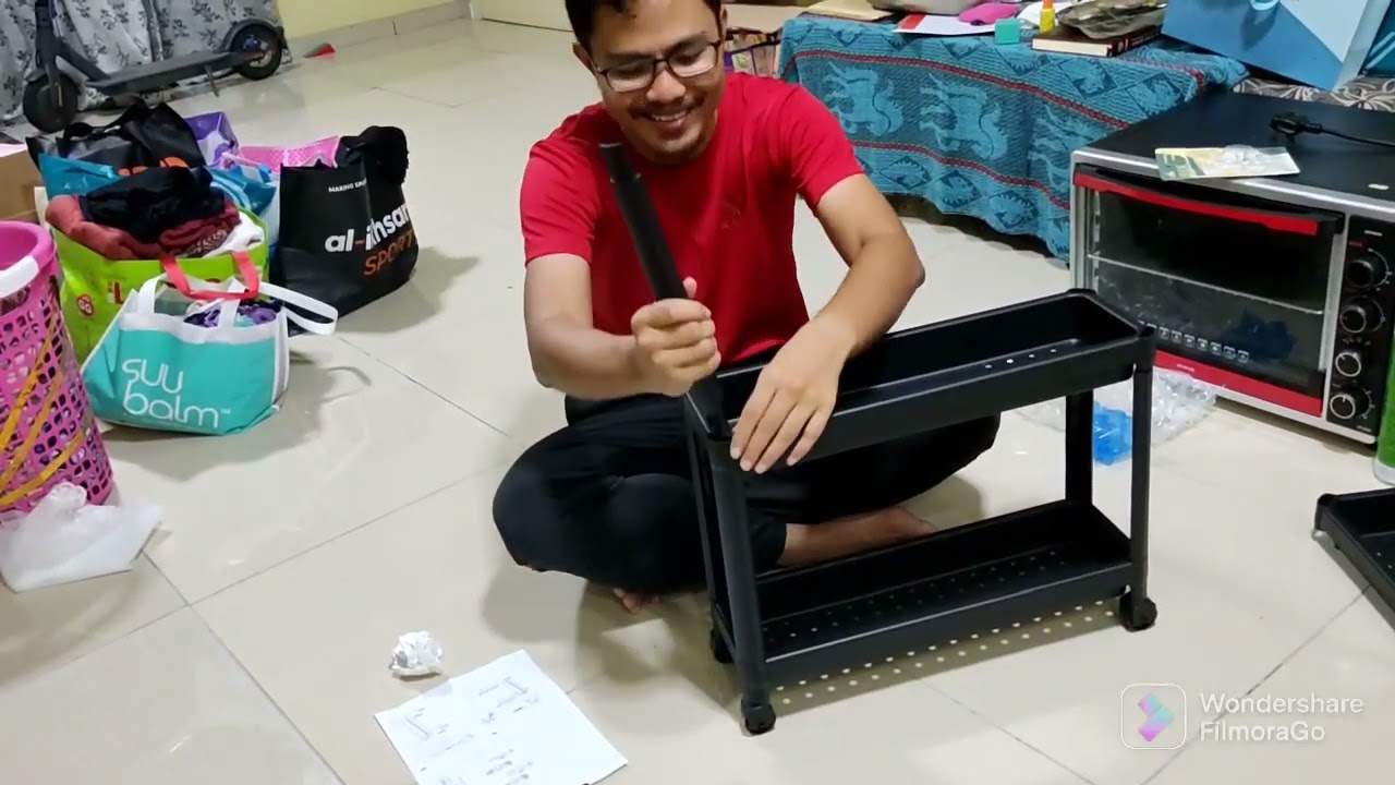 Unboxing & Installing VESKEN from IKEA to help organised my washroom