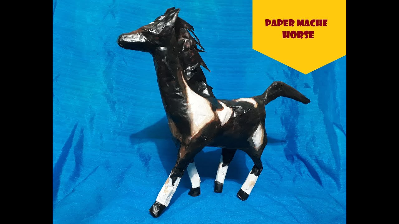 NEWSPAPER HORSE MAKING