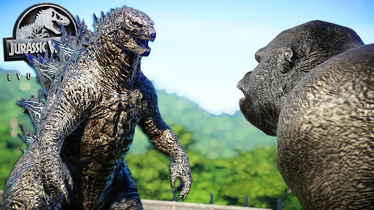 ГОДЗИЛЛА ПРОТИВ КОНГА В МИРЕ ЮРСКОГО ПЕРИОДА!! - Jurassic World Evolution (Godzilla 2019 MOD)
