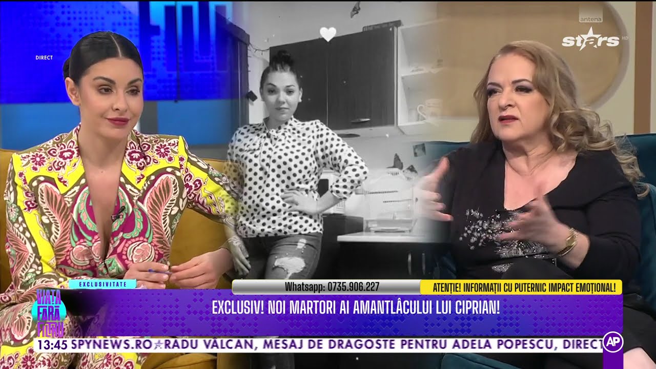 EXCLUSIV! PRESUPUSA AMANTĂ A LUI CIPRIAN, ÎN DIRECT!