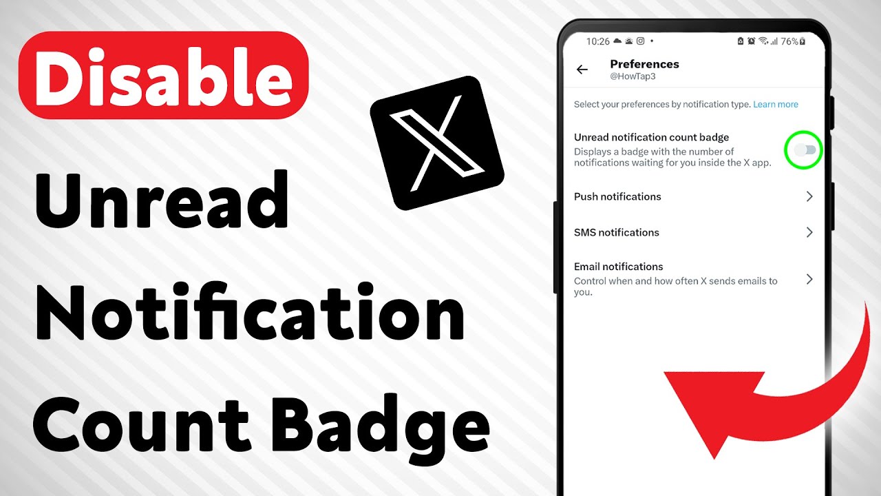 How To Disable Unread Notification Count Badge on X App (Updated)